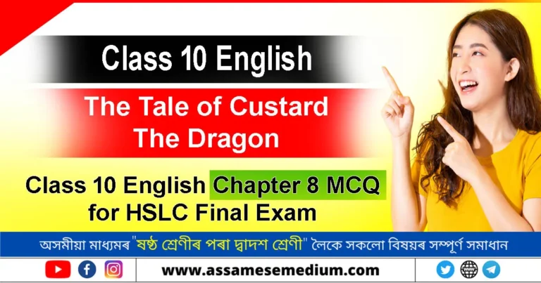 Read more about the article Class 10 English Chapter 9 MCQ | HSLC 2025 Final Exam