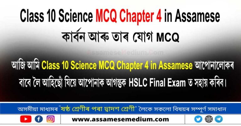 Read more about the article Class 10 Science MCQ Chapter 4 in Assamese